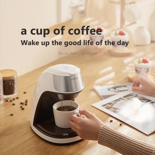 New Coffee Machine Fully Automatic Home Office Mini American Small Portable Coffee Maker