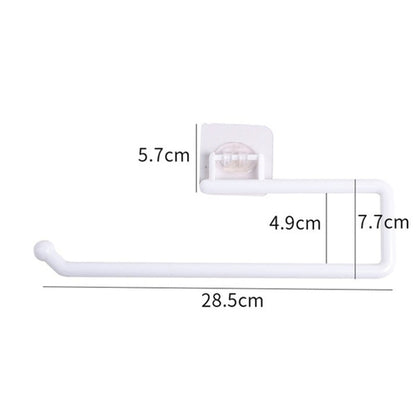 1 Pcs L-Shape Punch-Free Hook Wall Mounted Cloth Hanger for Coats Hats Towels Clothes Kitchen Rack Roll Bathroom Holder