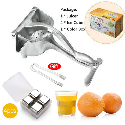 2set/3set/6set Manual Juice Squeezer Aluminum Alloy Hand Pressure Orange Juicer Pomegranate Lemon Squeezer
