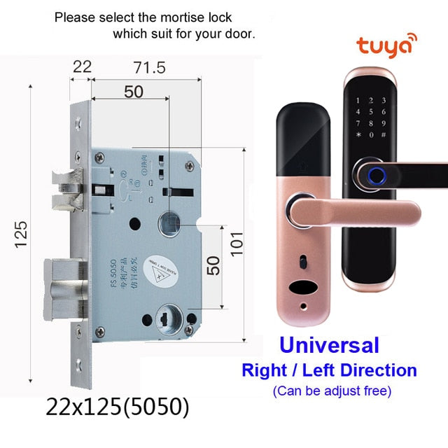 WIFI Mobile Phone Remote Unlock Fingerprint Magnetic Card Password Key Smart Door Lock