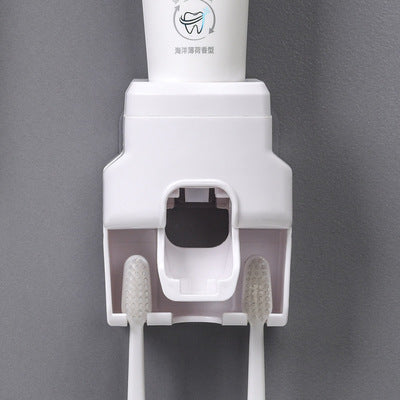 Automatic Toothpaste Dispenser and Small Toothbrush Holder