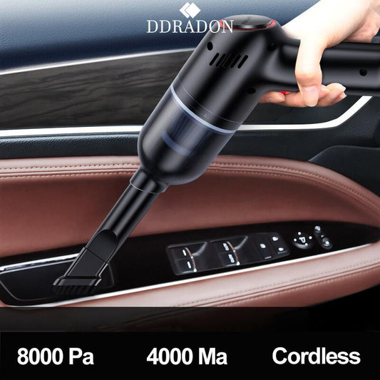 Wireless Car Vacuum Cleaner Cordless Handheld Auto Vacuum