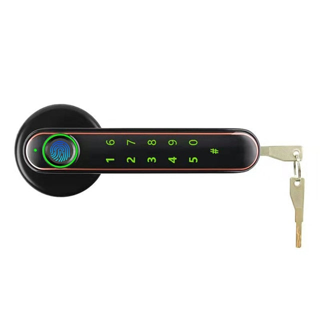 Smart Fingerprint Electronic Door Lock Bluetooth Password Handle