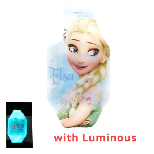 Princess Elsa Frozen Luminous Children Watch