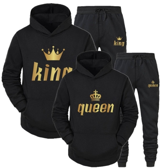 Couple KING or QUEEN Hooded Suits